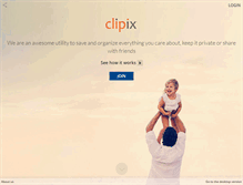 Tablet Screenshot of clipix.com